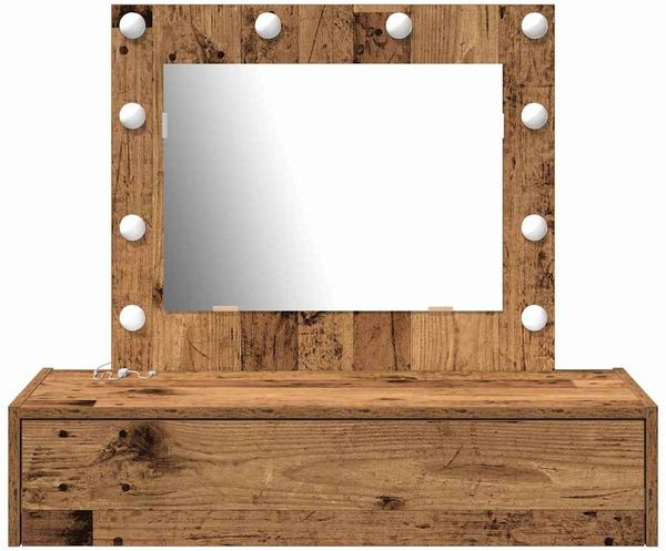 vidaXL Schminktisch mit Schubladen Braun 83 x 40 x 70 cm Holzwerkstoff 865233 Bild 5