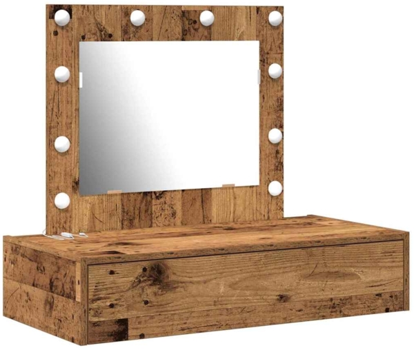 vidaXL Schminktisch mit Schubladen Braun 83 x 40 x 70 cm Holzwerkstoff 865233