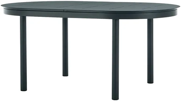 Vente-unique - LOTTYS Garden dining set Metall Grau - B 99 cm x H 75 cm x L 220 cm170 cm