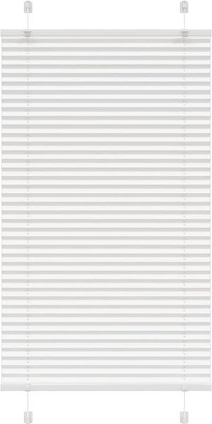 vidaXL Plissee Weiß 70x150 cm Stoffbreite 69,4 cm Polyester 4015494