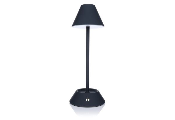 Nordstern LED Tischleuchte Akku Tischlampe, Kabellos und dimmbar mit 3 Farbtemperaturen, Warmweiß, Neutralweiß und Kaltweiß, 28 cm