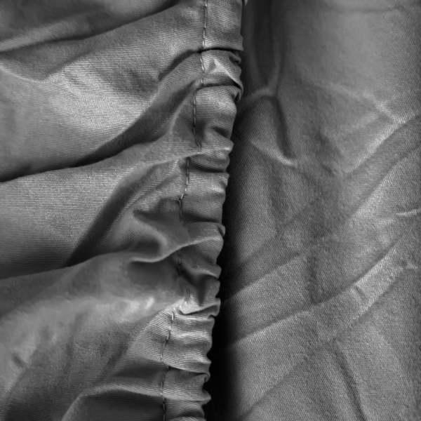 3 tlg. Bettwäschen-Set mit Kissenbezug 50x70 cm, Deckenbezug 135x200 cm und Bettlaken Anthrazit Bild 5