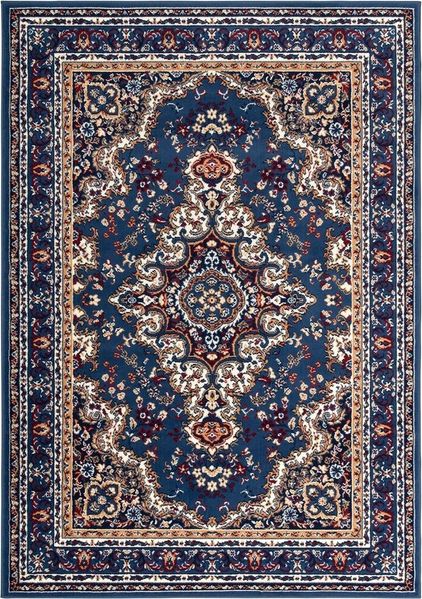 my home Teppich Oriental, Made in Belgium, rechteckig, Höhe: 7 mm, Orient-Optik, mit Bordüre, Teppich, Kurzflor, Weich, Kundenliebling