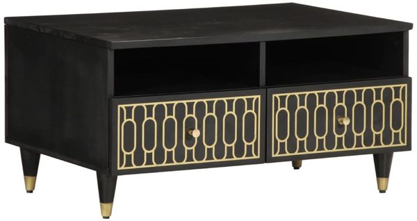 vidaXL Couchtisch 80x54x40 cm Massivholz Mango 358333