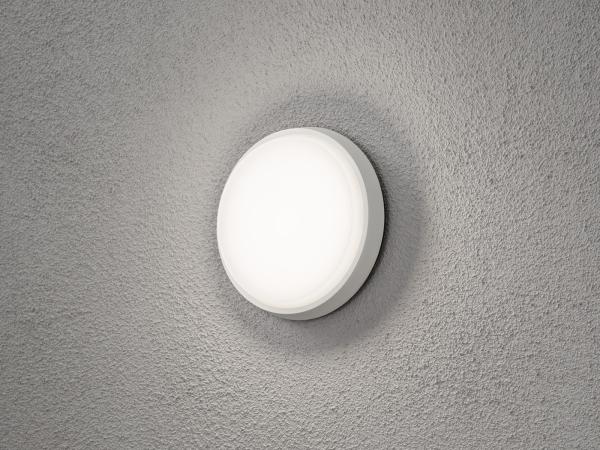 KONSTSMIDE No. 7974-250 Aussenwand- und Deckenleuchte Cesena LED 3000 K weiß rund