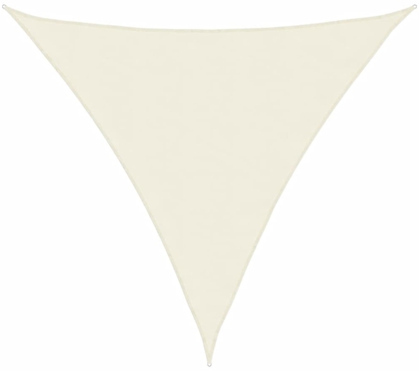 vidaXL Sonnensegel Oxford-Gewebe Dreieckig 5x5x5 m Creme 42301