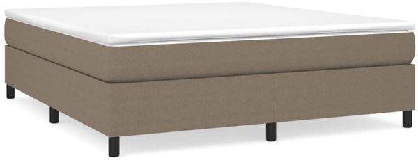 Boxspringbett Taupe 180x200 cm Stoff [3120882] Bild 2