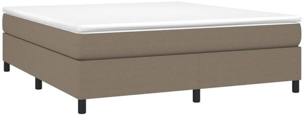 Boxspringbett Taupe 180x200 cm Stoff [3120882] Bild 3