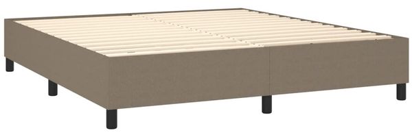 Boxspringbett Taupe 180x200 cm Stoff [3120882] Bild 4