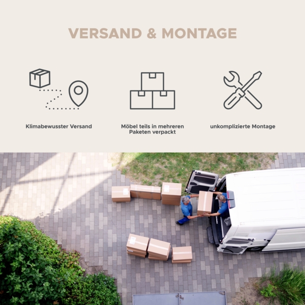 Xonox Scout Badkombination (B/H/T: 190x191x34 cm) in Salbei und Artisan Eiche Nachbildung Bild 12