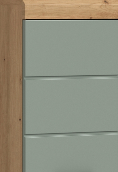 Xonox Scout Badkombination (B/H/T: 190x191x34 cm) in Salbei und Artisan Eiche Nachbildung Bild 6