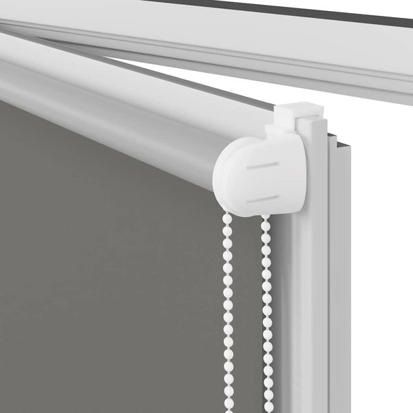 vidaXL Verdunkelungsrollo Grau 110x230cm Stoffbreite 105,7cm Polyester 4011208 Bild 12