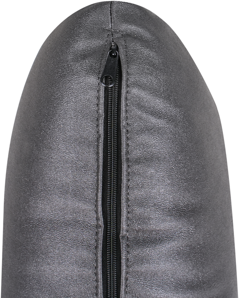 Linksseitige Chaiselongue BRANDE Stoff Schwarz Bild 7