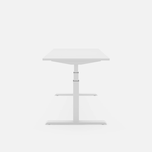 SLS 470 PRO Schreibtisch - 200 , Lichtgrau , Weiß Bild 3