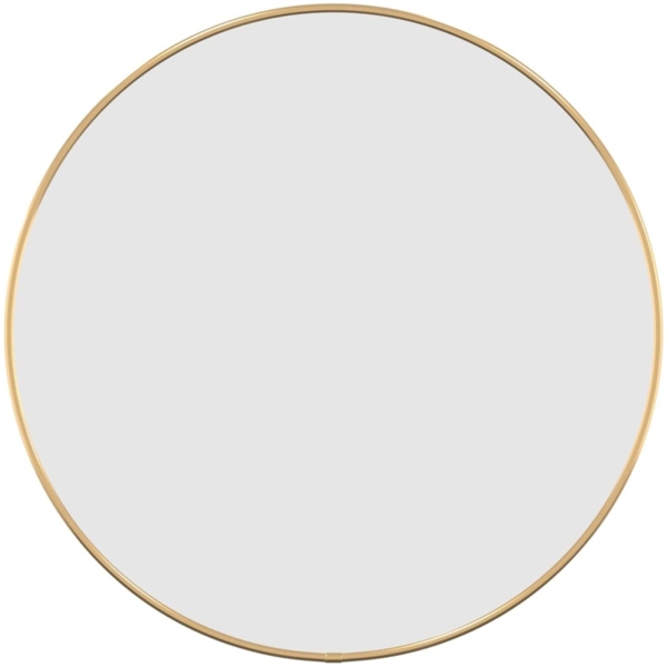 vidaXL Wandspiegel Golden Ø 50 cm Rund 348181