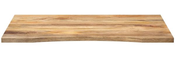 vidaXL Schreibtischplatte mit Aussparung 110x80x2,5cm Massivholz Mango 370206 Bild 3