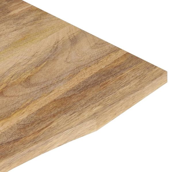 vidaXL Schreibtischplatte mit Aussparung 110x80x2,5cm Massivholz Mango 370206 Bild 7
