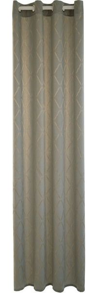 Ösenschal Deron blau/gold 140x245 Vorhang Wohnzimmer Schlafzimmer Kinderzimmer