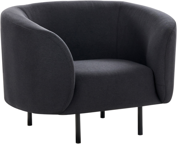 Sofa Set Stoff schwarz 6-Sitzer LOEN Bild 4