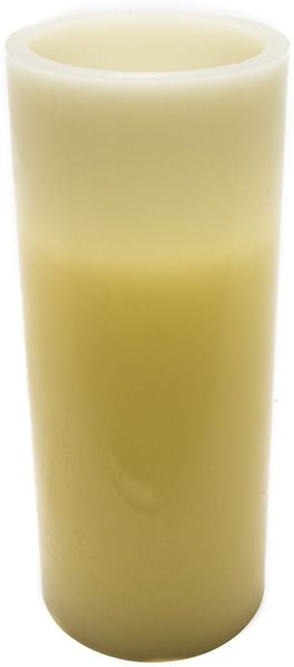 TrendLine LED Kerze 10 x 25 cm flammenlose Echtwachs Kerze Wachskerze