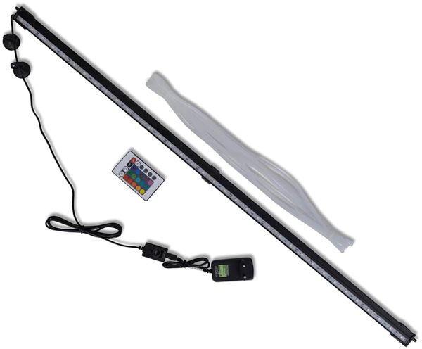 LED Aquarium-Leuchte Bubble Lampe RGB 94 cm 41210