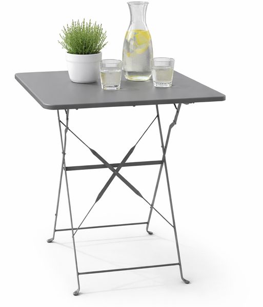 Bistrotisch Klapptisch Campingtisch Balkontisch Anthrazit B60xH71cm