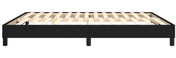 vidaXL Boxspringbettgestell Schwarz 180x200 cm Stoff 3120534 Bild 6