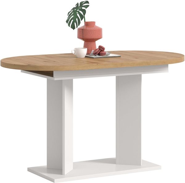 Home affaire Esstisch GERO, 130-170 cm, ausziehbar, Säulengestell (1-St, in verschiedenen Ausführungen erhältlich), Tisch, Esstisch, Esszimmer, Esszimmertisch, Küchetisch, Bartisch