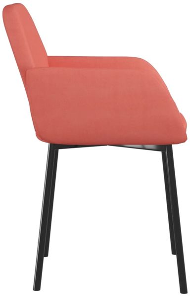 Esszimmerstühle 2 Stk. Rosa Samt [344705] Bild 6