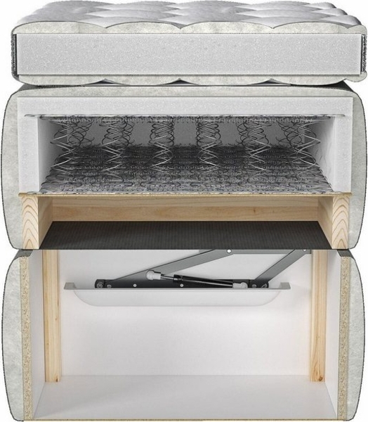 yourhouse24 Boxspringbett Guliette mit 2 Bettkästen, Doppelbett mit Bonell-Matratze + Topper Bild 4