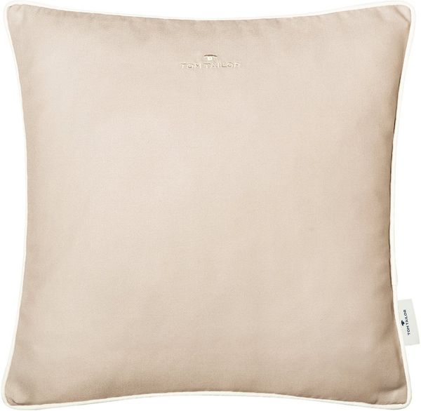 Tom Tailor Zierkissenhülle Dove Signature sand 40x40cm