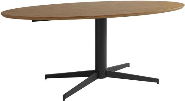 SCHÖNER WOHNEN-Kollektion Esstisch FEVIK (1-St), in 160 cm oder 200 cm, mit Schweizer Kante und Stativuntergestell