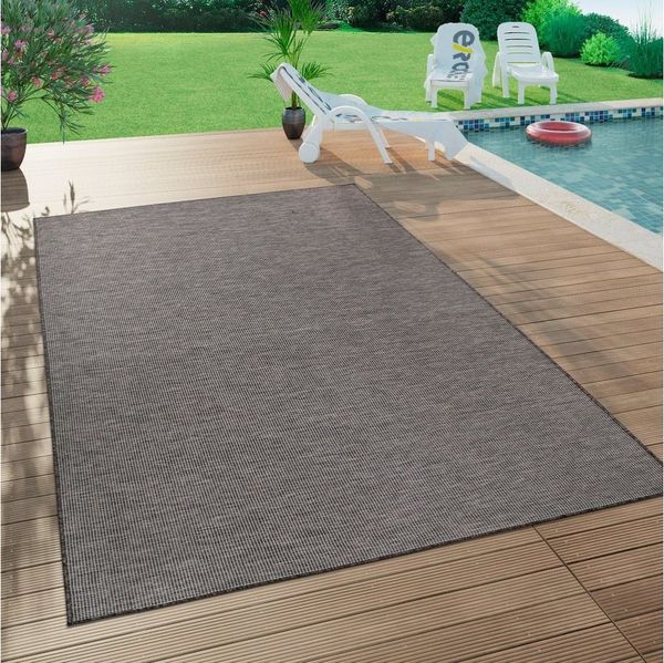 Paco Home Teppich Sonset, rechteckig, Höhe: 4 mm, Flachgewebe, meliert, In- und Outdoor geeignet, Wohnzimmer