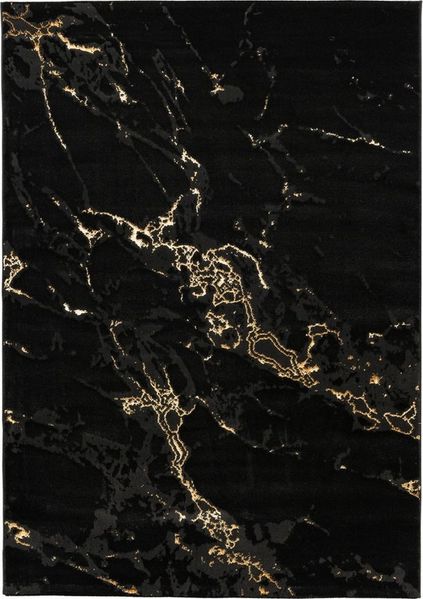 Kayoom Teppich Mineral 425, rechteckig, Höhe: 12 mm, Kurzflor, Hoch Tief Struktur, Wohnzimmer