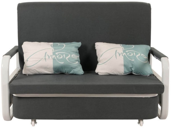 MCW Schlafsofa MCW-M83-130, Mit Armlehne und Kissen