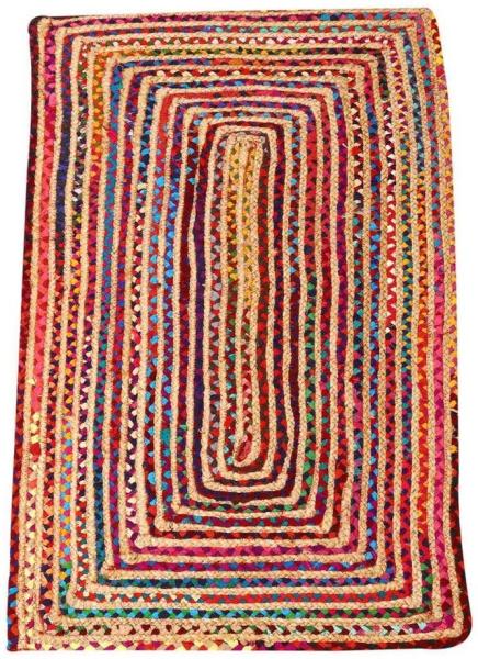 Jute Teppich Esha bunt 60x110 cm