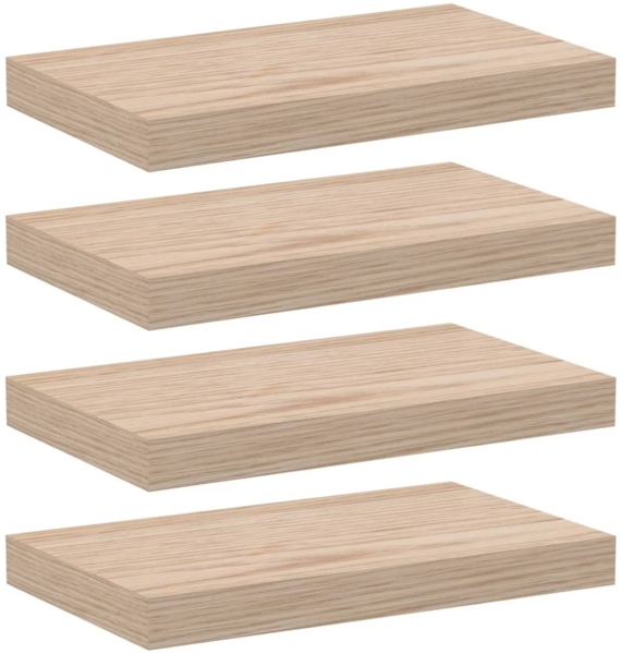 vidaXL Schweberegale 4 Stk. 40x23,5x4 cm Holzwerkstoff 4010684