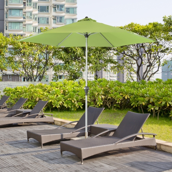 Doppler Sonnenschirm / Kurbelschirm "Active Auto Tilt 280" Greige Bild 2