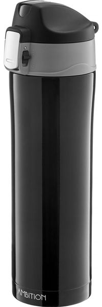 Thermobecher mit Verschluss Glossy Ambition 420 ml schwarz