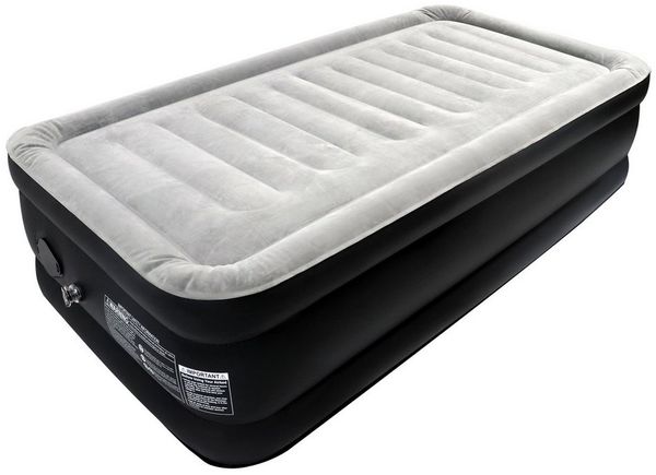 FIVMEN Luftbett Aufblasbare Matratze Gästebett mit Integrierter Elektrischer Pumpe, Luftmatratze für Camping oder Heimgebrauch Mit Tasche
