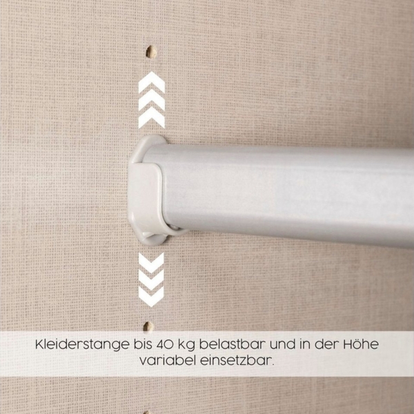 rauch Schlafzimmer-Set Komplettschlafzimmer Schlafzimmer BURANO mit Schrank in 3 Breiten, (Set, 4-tlg), Bett 180x200 cm und 2 Nachttischen MADE IN GERMANY Bild 3