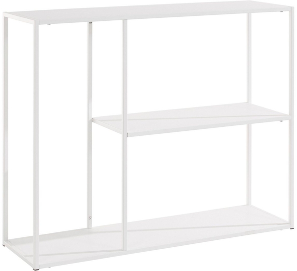 loft24 Bücherregal Chandler, Standregal aus Metall, 3 offene Fächer, Breite 100 cm Bild 5