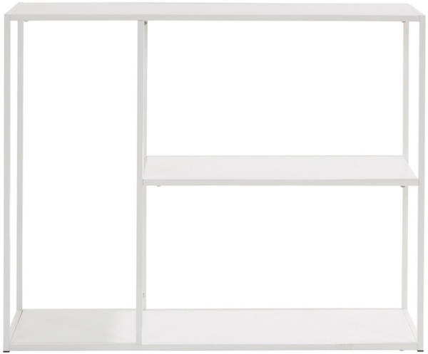 loft24 Bücherregal Chandler, Standregal aus Metall, 3 offene Fächer, Breite 100 cm Bild 3