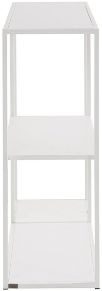 loft24 Bücherregal Chandler, Standregal aus Metall, 3 offene Fächer, Breite 100 cm Bild 2