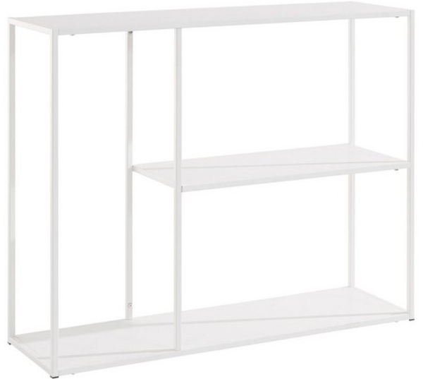 loft24 Bücherregal Chandler, Standregal aus Metall, 3 offene Fächer, Breite 100 cm Bild 4