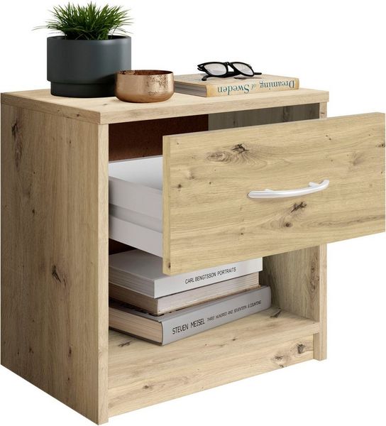 Nachtkommode 1 Schublade 38-533-R8 PEPE Artisan Eiche Nb. ca. 39 x 41 x 28 cm Bild 4