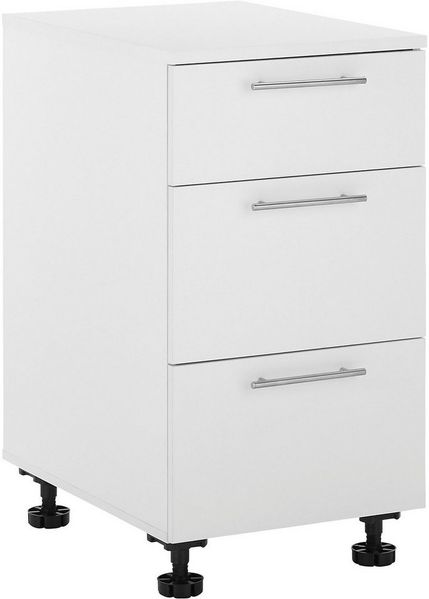Laundreezy Unterschrank, Weiß - Schubladenschrank für Waschküche & Hauswirtschaftsraum - 50 x 92 x 68 cm (B/H/T)