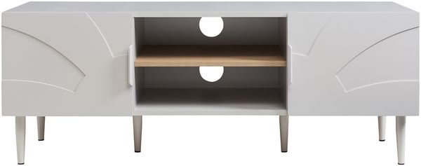 Fernsehtisch Starvili mit 2 Türen 120x40x45 cm Beige [en. casa] Bild 5
