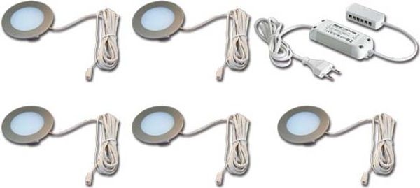 Hera 5er-Set LED-Einbauleuchte ww Tr. 24/30W 61056958002