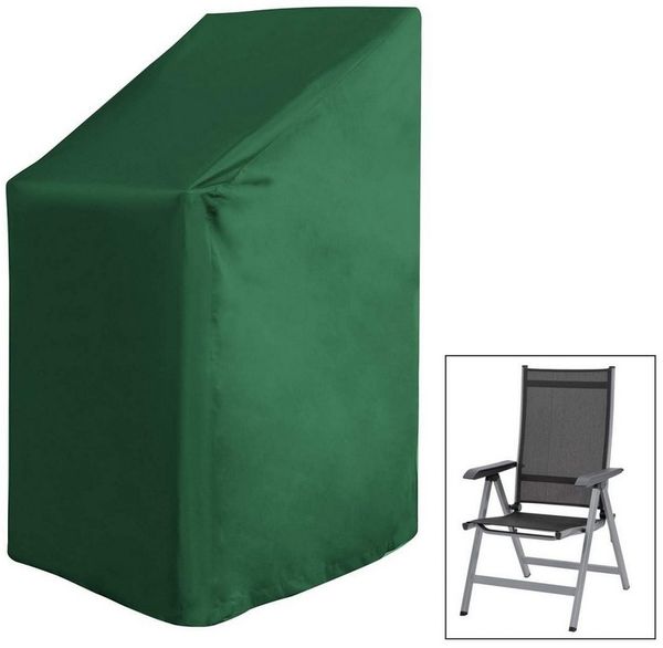 Woltu Gartenmöbel-Schutzhülle, Abdeckung für Gartenstuhl 65x65x120/80cm, Plane UV-Beständig, Grün